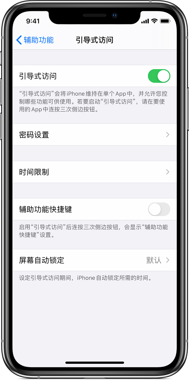 天涯镇苹果手机维修分享如何在 iPhone 上退出引导式访问 