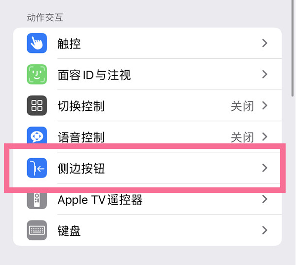 天涯镇苹果14维修店分享iPhone14 Plus侧键双击下载功能关闭方法 