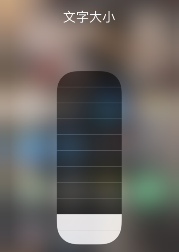 天涯镇苹果手机维修分享小技巧：在 iPhone 控制中心快速调节字体大小 